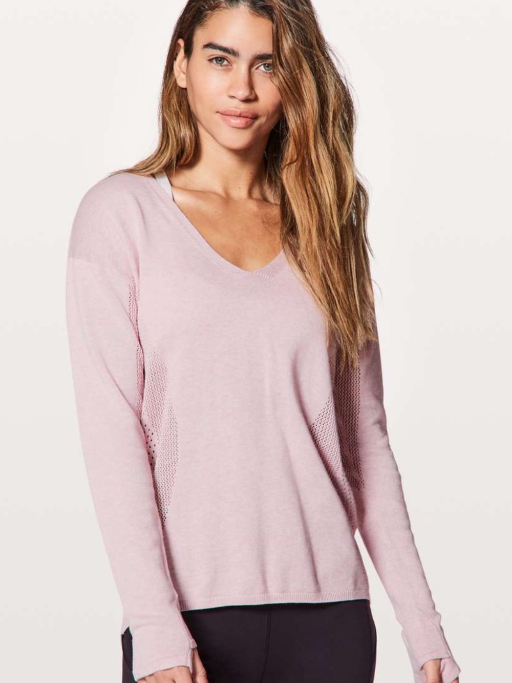 LULULEMON Still Movement Sweater *Heathered Petals*